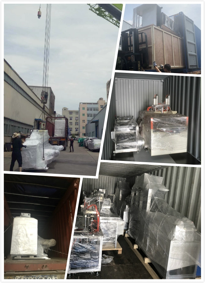PVC PE Arc Shape Sealing Bag Making Machine