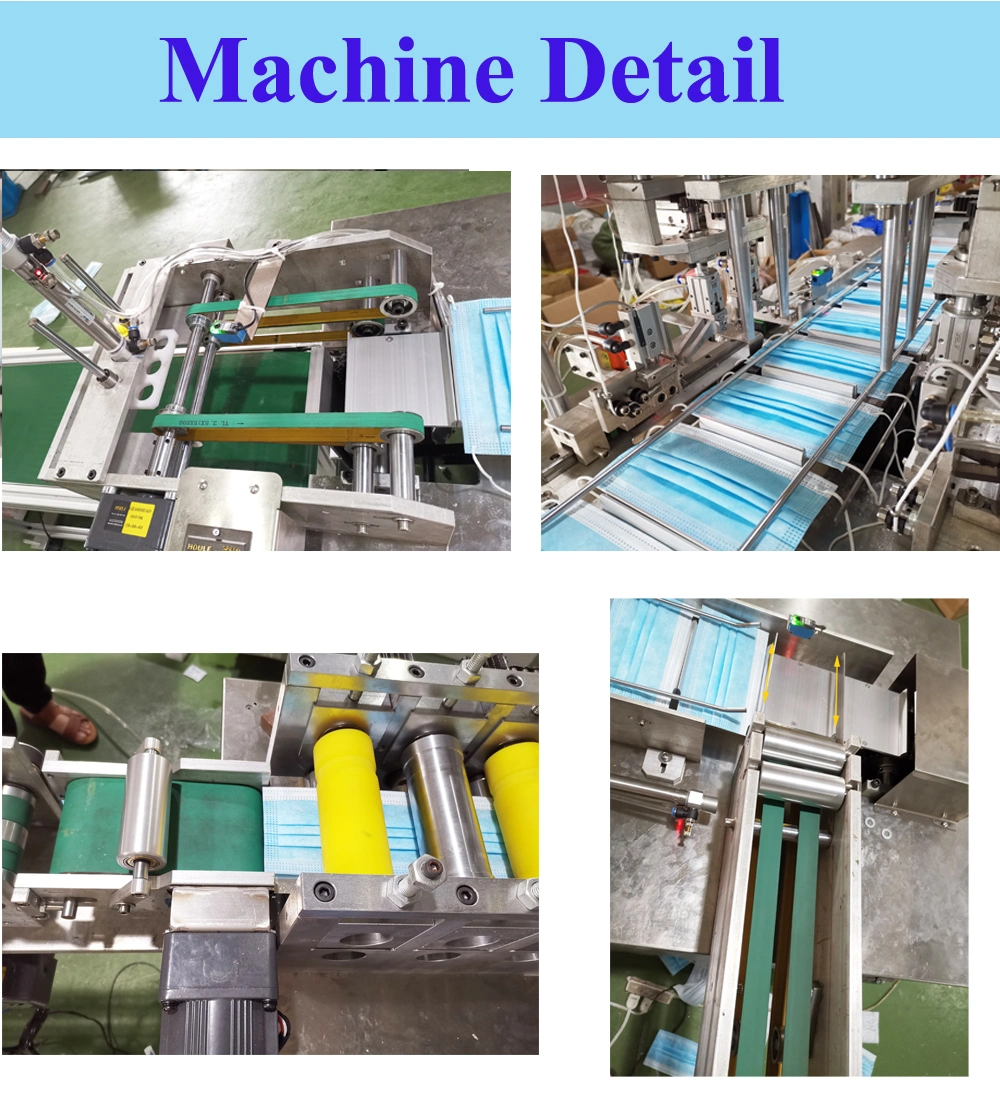 Automatic Mask Making Machine with Ear Loop Welding Machine