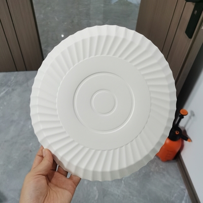 pla 페이를 코팅하는 것에 의한 영화와 제도지 접시 기계 상이한 모양 색동 종이 컵 접시 다른 소재