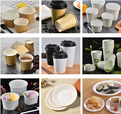 70-100PCS/Min 속도 종이컵은 Ce 증명서로 기계화합니다