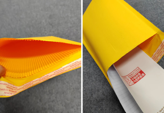 물결 모양 겹켜 부대 기계 벌집 봉투 Kraft 부대 종이