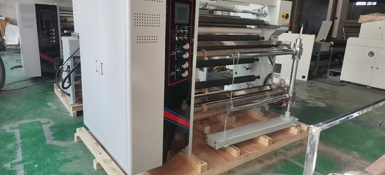 HJ-C1400-III 서보 기구에 의하 슬리팅 리와인더, 10-400m/min 속도, 4200KG 체중, 아이르타크 공기이 구성요소, 체지방계