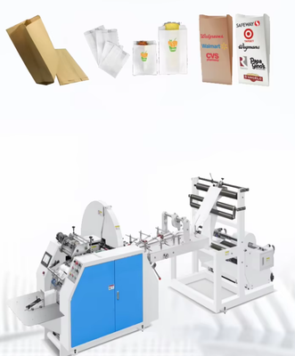 PLC 제어 시스템 산업용 종이 봉지 기계 물 인 K 잉크를 특징으로 연속적인 종이 봉지 제조에 적합
