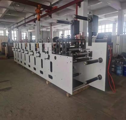 Machine#380V 50HZ에게 네 컬러 플렉서 인쇄기 220V를 만들어주는 HJ 6-600 플렉소 종이 쇼핑 가방