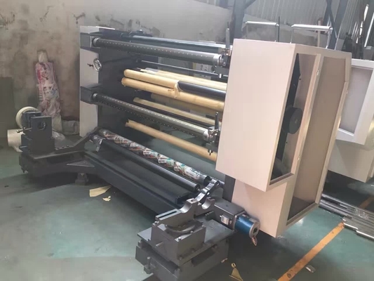 리와인더 기계 알루미늄 호일 120m/Min을 길게 베는 PE 층상 필름