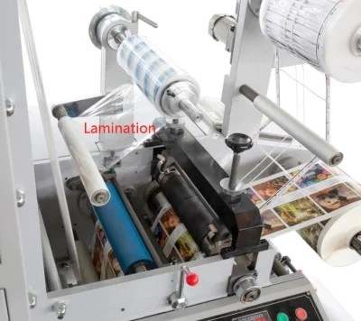 Machine#Narrow 웹 철판인쇄 라벨 인쇄 기계 220V 380V를 출력하는 고속도 4-색 플렉소 브랜드