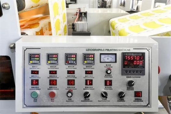 4 색 명부 플렉소 상표 인쇄기 320 밀리미터 80m/Min#±0.1mm 정확도 브랜드 플렉소 Printer#450mm 맥스 인쇄 넓이
