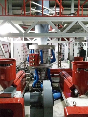 ＬＤＰＥ 박막 압출기 기계 3 층 플라스틱 HDPE 아바 영화 CO 압출기