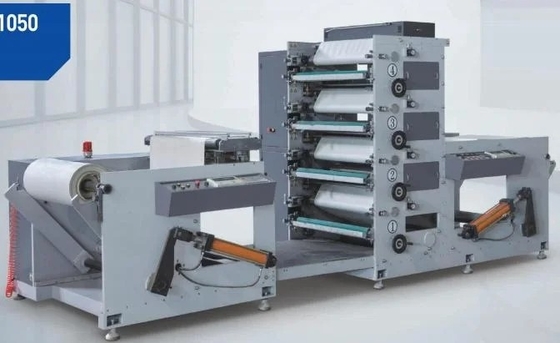 고속 상표 Flexo 인쇄기, Anilox 롤러, IR 건조기, UV 와니스를 가진 220V Flexo 상표 인쇄기 380V