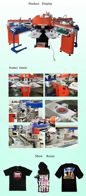 고성능 SPG-156/10 자동 T 셔츠 스크린 프린터, 1200mm 1600mm T 셔츠 스크린 인쇄 기계 1400mm