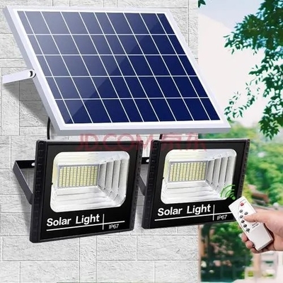 200W 야외 태양 LED 라이트 150W 300W 태양 투광 조명등