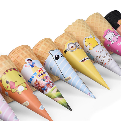 아이스크림 컵지 원뿔체 슬리브 성형기 80 PC / 민 완전 자동
